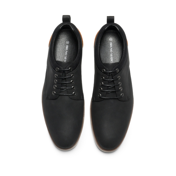 Men's Business Casual Oxford Shoes - BLACK - 4